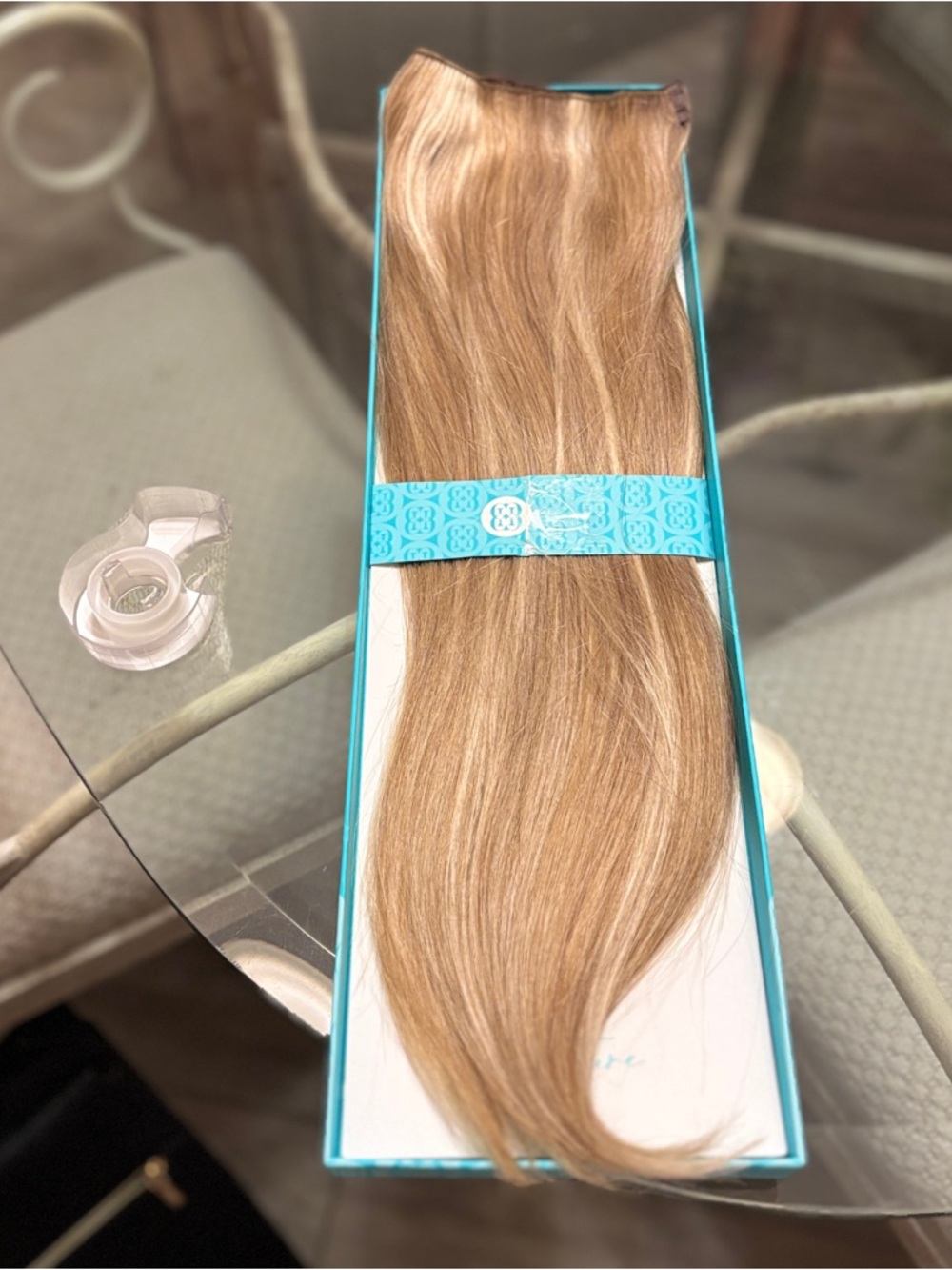 Premium Blonde Halo Hair Extensions - Natural Blonde